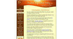 Desktop Screenshot of positiveinspirationtoday.com
